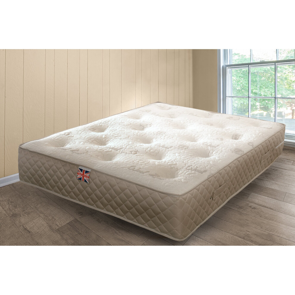 (4ft6 Double) Woolly Pocket Sprung & Memory Foam Mattress-image-OPC-P726PJ9-NEW