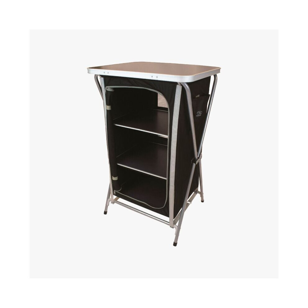 Highlander Easy Fold Portable Camping Cupboard Storage