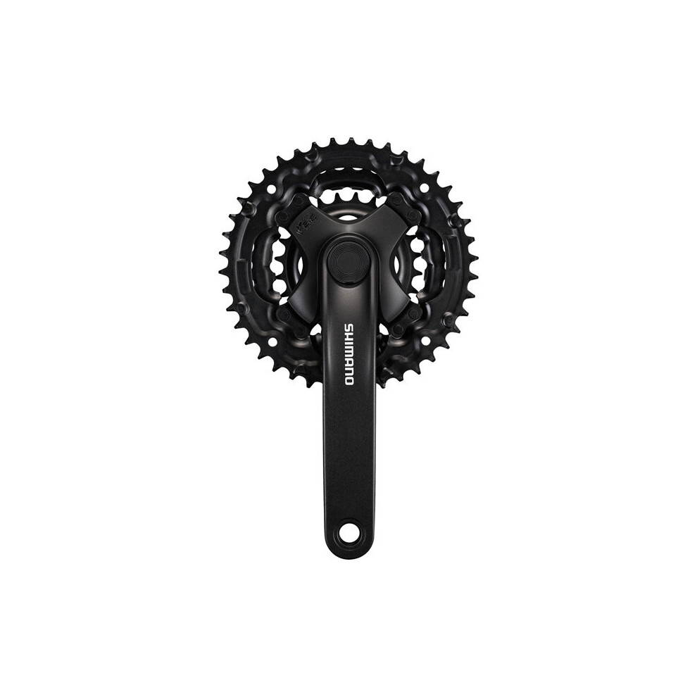 Shimano Tourney / Ty Fc-Ty301 Chainset 42 / 34 / 24, 6/7/8-Speed, 150 Mm, Without Chainguard, Black