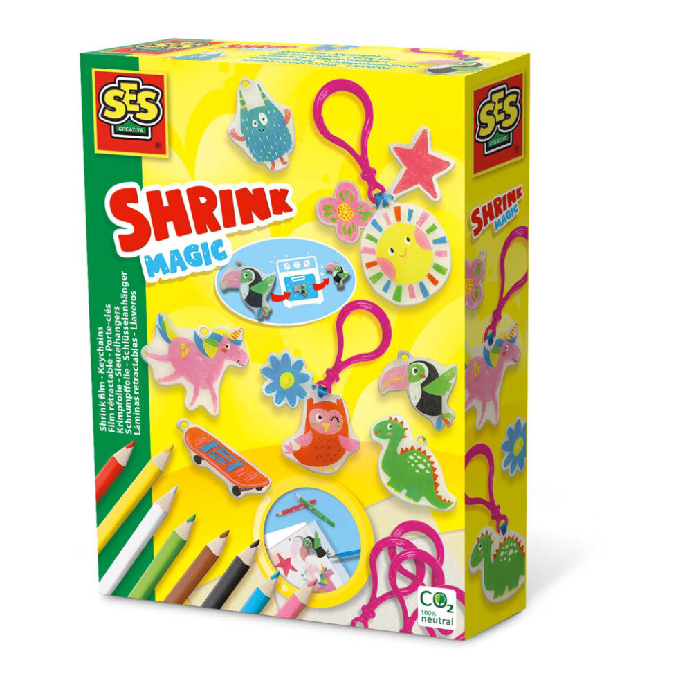 Ses Creative Children's Magic Shrink Film Keychains Set Unisex Five Years A 14022