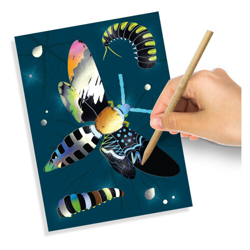 SES Creative - Disegni olografici da grattare - Insetti 2