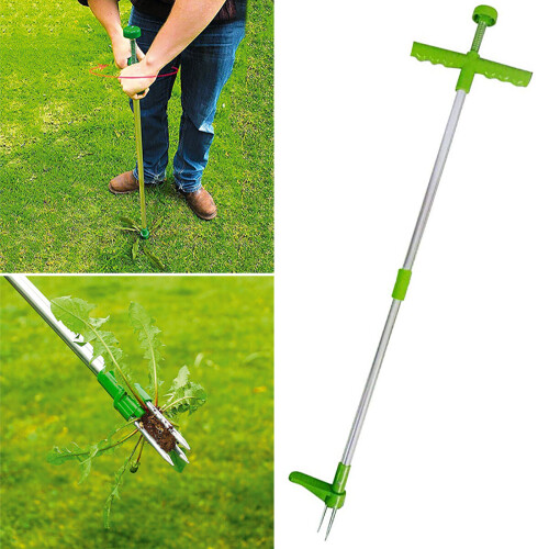 Χάλυβας Weed Puller Twister Claw Weed Remover Weeding Root Killer Χειροκίνητα εργαλεία ζιζανίων