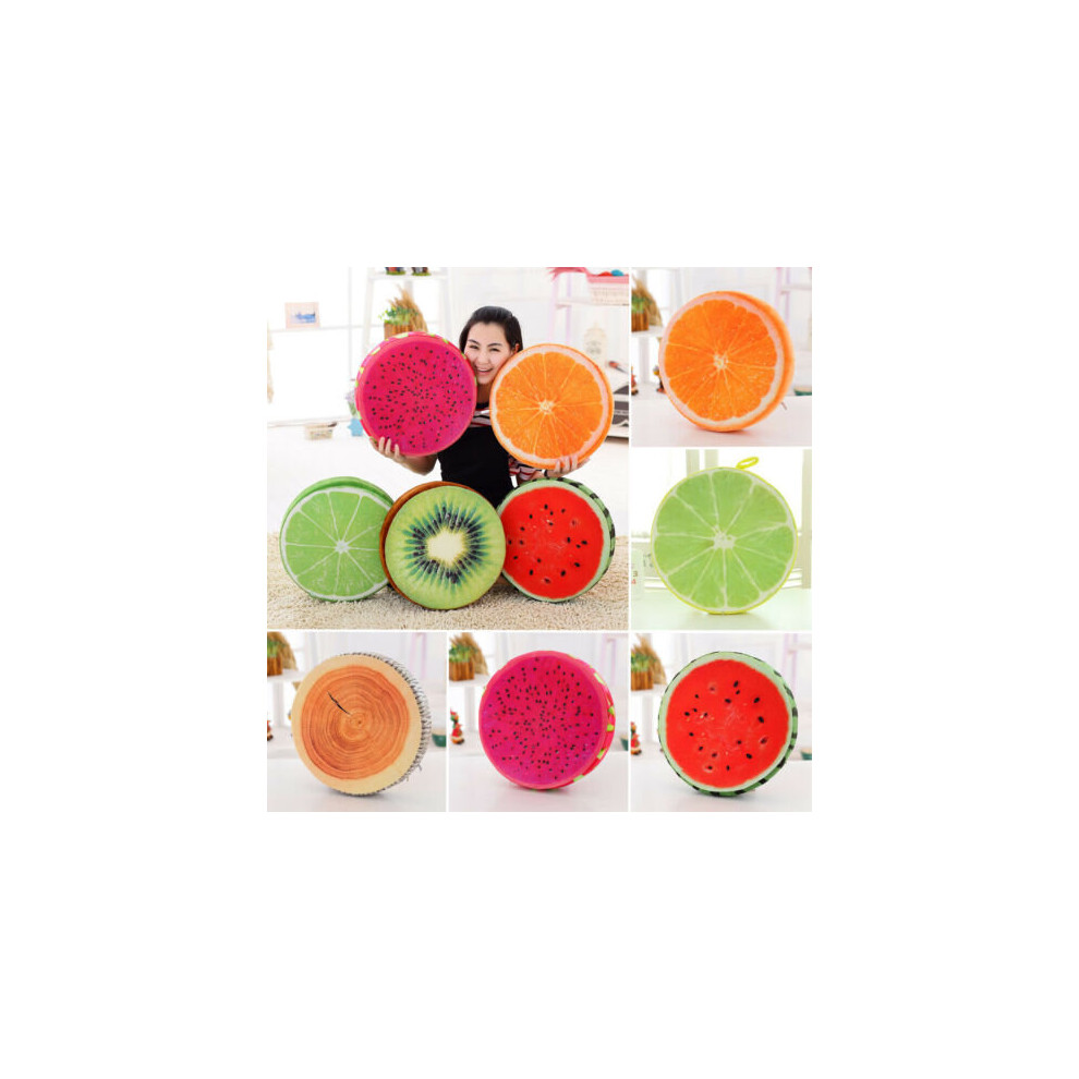 3D Print Seat Round Chair Cushions Pad Fruit Garden Dining Kitchen Outdoor Gifts