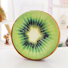 (Kiwi Fruit, 40cm*40cm) 3D Print Seat Round Chair Cushions Pad Fruit Garden Dining Kitchen Outdoor Gifts