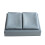 (Grey, King) 100% Poly Cotton Set Fitted Bed Sheet 8