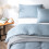 (Grey, King) 100% Poly Cotton Set Fitted Bed Sheet 3