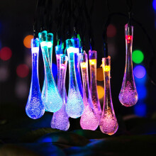 (Colorful ) Solar Garden String Lights 30 LED Outdoor Garden Party UK