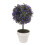 (Medium, Lavender) 2pc Outdoor Artificial Boxwood Ball Trees 1
