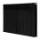 PlumbGalaxy (600 x 1158mm Double, Black) Flat Panel Designer Radiator 2