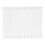 PlumbGalaxy (600 x 750mm Double, White) Flat Panel Designer Radiator 3