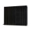 PlumbGalaxy (600 x 886mm Double, Black) Flat Panel Designer Radiator 2