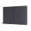 PlumbGalaxy (600 x 1022mm Double, Anthracite) Flat Panel Designer Radiator 2