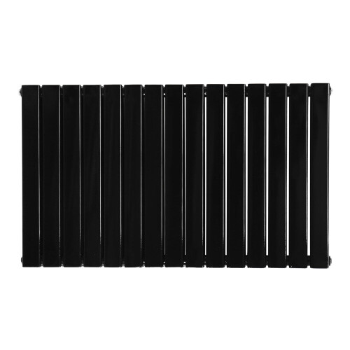PlumbGalaxy (600 x 1022mm Double, Black) Flat Panel Designer Radiator 2