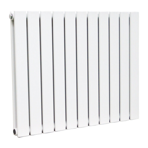 PlumbGalaxy (600 x 750mm Double, White) Flat Panel Designer Radiator 1