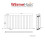 PlumbGalaxy (600 x 1158mm Double, White) Flat Panel Designer Radiator 4
