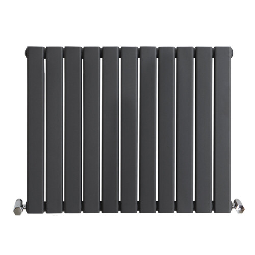 PlumbGalaxy (600 x 750mm Double, Anthracite) Flat Panel Designer Radiator 2