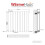 PlumbGalaxy (600 x 614mm Double, White) Flat Panel Designer Radiator 3