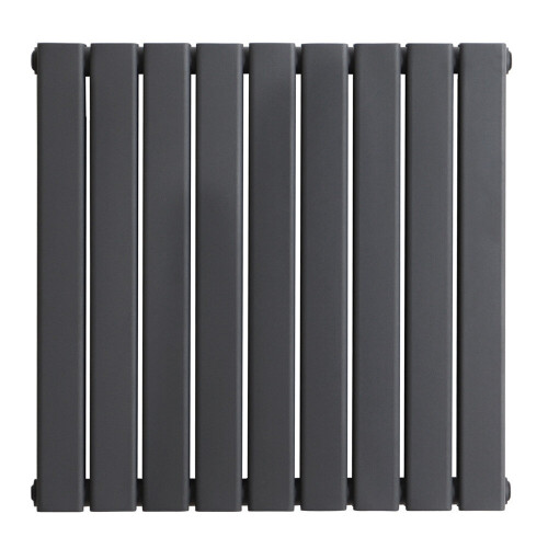 PlumbGalaxy (600 x 614mm Double, Anthracite) Flat Panel Designer Radiator 2