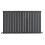 PlumbGalaxy (600 x 1022mm Double, Anthracite) Flat Panel Designer Radiator 4