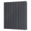PlumbGalaxy (600 x 614mm Double, Anthracite) Flat Panel Designer Radiator 2