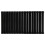 PlumbGalaxy (600 x 1158mm Double, Black) Flat Panel Designer Radiator 3