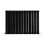 PlumbGalaxy (600 x 886mm Double, Black) Flat Panel Designer Radiator 3