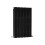PlumbGalaxy (600 x 410mm Double, Black) Flat Panel Designer Radiator 2