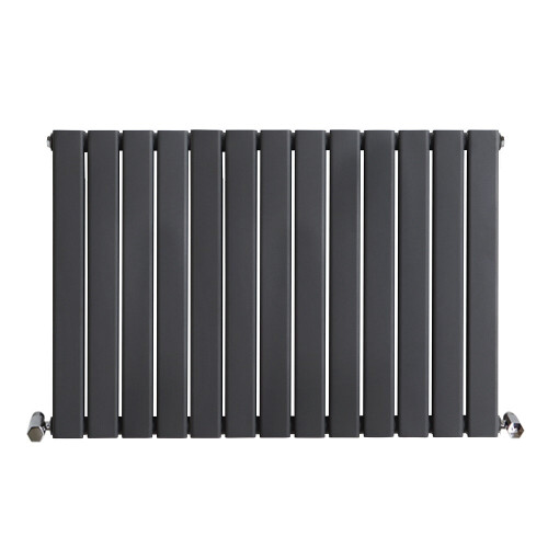 PlumbGalaxy (600 x 886mm Double, Anthracite) Flat Panel Designer Radiator 2
