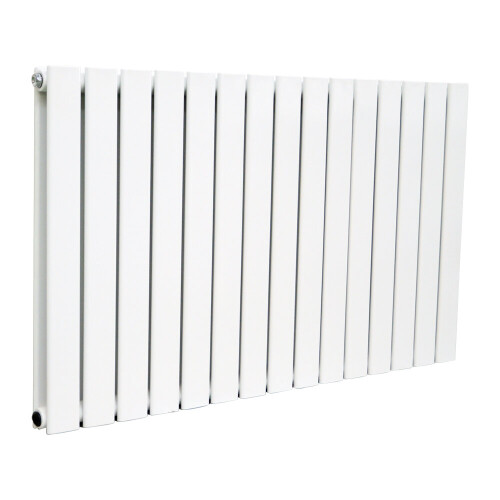 PlumbGalaxy (600 x 1022mm Double, White) Flat Panel Designer Radiator 1