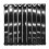 PlumbGalaxy (600 x 614mm Double, Black) Flat Panel Designer Radiator 4