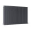 PlumbGalaxy (600 x 1022mm Double, Anthracite) Flat Panel Designer Radiator 3