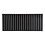 PlumbGalaxy (600 x 1430mm Single, Black) Flat Panel Designer Radiator 2