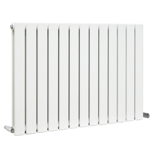 PlumbGalaxy (600 x 886mm Double, White) Flat Panel Designer Radiator 1