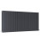 PlumbGalaxy (600 x 1430mm Double, Anthracite) Flat Panel Designer Radiator 2
