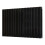 PlumbGalaxy (600 x 1022mm Double, Black) Flat Panel Designer Radiator 2