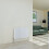 PlumbGalaxy (600 x 886mm Double, White) Flat Panel Designer Radiator 1