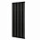 PlumbGalaxy (1600 x 682mm Single, Black) Flat Panel Designer Radiator 2