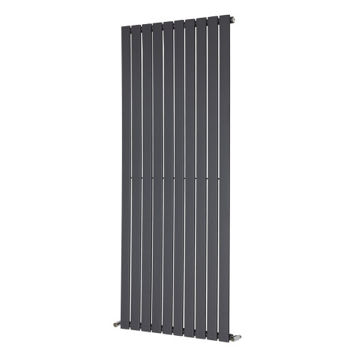 PlumbGalaxy (1600 x 682mm Single, Anthracite) Flat Panel Designer Radiator 1