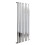 PlumbGalaxy (1600 x 546mm Single, Chrome) Flat Panel Designer Radiator 2