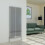 PlumbGalaxy (1600 x 682mm Single, Chrome) Flat Panel Designer Radiator 1