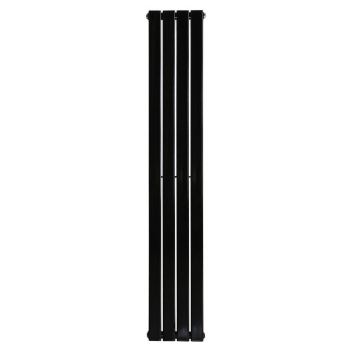 PlumbGalaxy (1600 x 274mm Single, Black) Flat Panel Designer Radiator 2