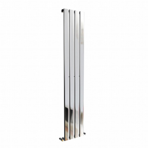 PlumbGalaxy (1600 x 274mm Single, Chrome) Flat Panel Designer Radiator 1