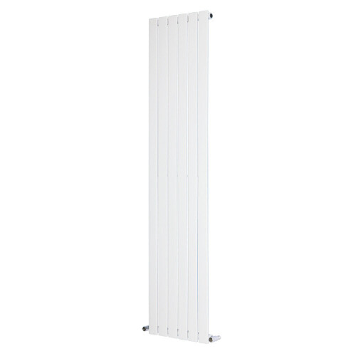 PlumbGalaxy (1600 x 410mm Single, White) Flat Panel Designer Radiator 1