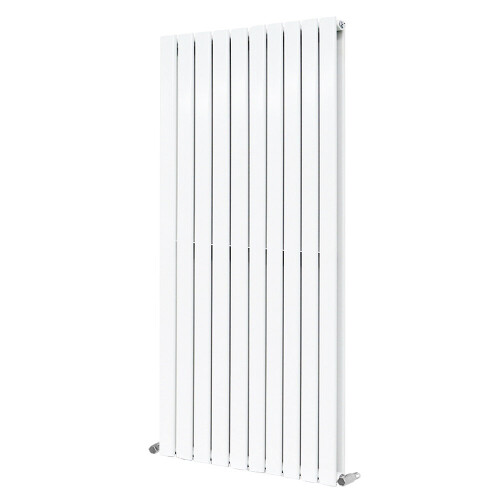PlumbGalaxy (1600 x 682mm Double, White) Flat Panel Designer Radiator 1