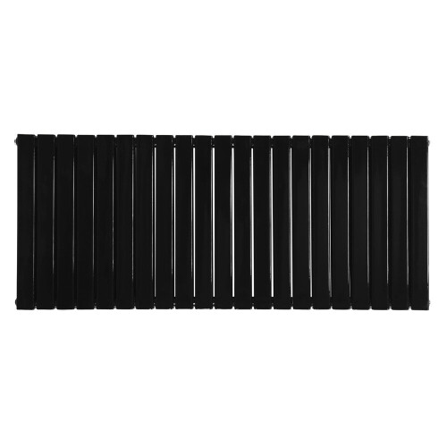 PlumbGalaxy (600 x 1430mm Double, Black) Flat Panel Designer Radiator 2