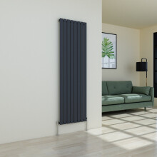 (1800 x 546mm Single, Anthracite) Flat Panel Designer Radiator