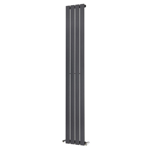 PlumbGalaxy (1600 x 274mm Single, Anthracite) Flat Panel Designer Radiator 1