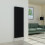PlumbGalaxy (1600 x 546mm Double, Black) Flat Panel Designer Radiator 1