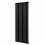 PlumbGalaxy (1800 x 682mm Single, Black) Flat Panel Designer Radiator 2