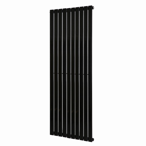 PlumbGalaxy (1800 x 682mm Single, Black) Flat Panel Designer Radiator 1
